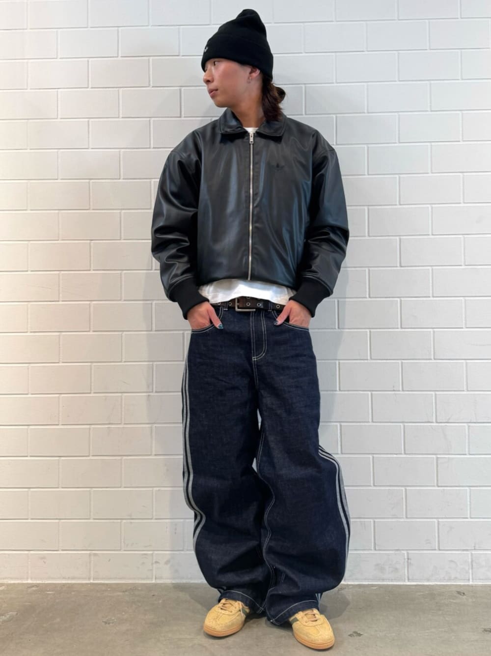 プレミアム エッセンシャルズ プレザー ボンバージャケット、90s