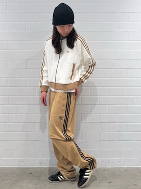 「adidas originals」｜「アイテム（ニットキャップ/ビーニー）」を使った、KOさん（メンズ・176cm）の秋コーディネート