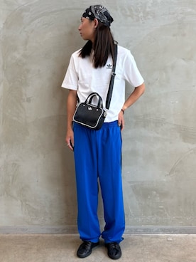 「アイテム（スウェットパンツ）」を使った、KOさん（メンズ・176cm）の夏コーディネート