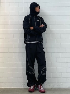 「アイテム（ニットキャップ/ビーニー）」を使った、KOさん（メンズ・176cm）の秋コーディネート
