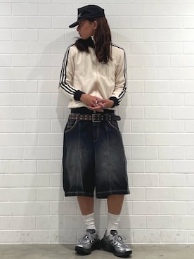 「アイテム（ジャージ）」を使った、KOさん（メンズ・176cm）の秋コーディネート