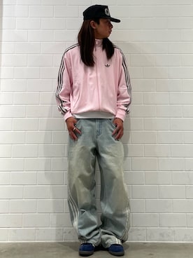 「アイテム（ジャージ）」を使った、KOさん（メンズ・176cm）の秋コーディネート