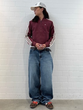 「アイテム（ジャージ）」を使った、KOさん（メンズ・176cm）の秋コーディネート