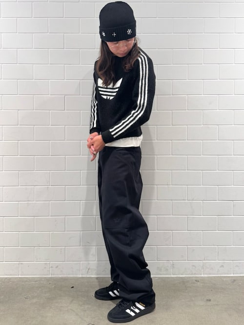 アディダス オリジナルス ニット クルーネック スウェット