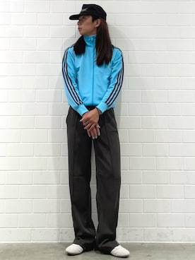 「アイテム（ジャージ）」を使った、KOさん（メンズ・176cm）の秋コーディネート