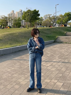 「Didot.showroom（ディドット ショールーム）のアイテム（ブーツ）」を使った、ｎａｏさん（レディース・167cm）の春コーディネート