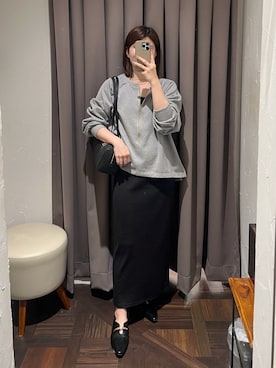 「RIVE DROITE（リヴドロワ）のアイテム（その他シューズ）」を使った、アカネさん（レディース・155cm）の秋コーディネート