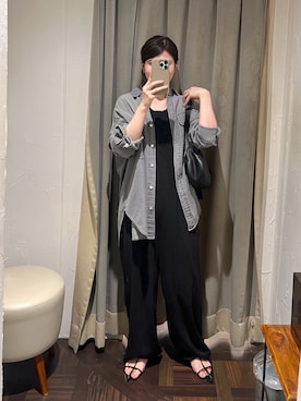 「RIVEDROITE」｜アカネさん（レディース・155cm）の夏コーディネート