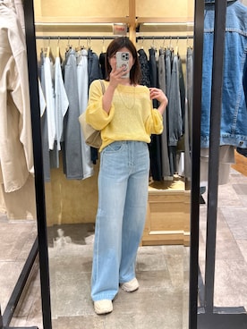 「RIVE DROITE（リヴドロワ）のアイテム」を使った、アカネさん（レディース・155cm）の冬コーディネート