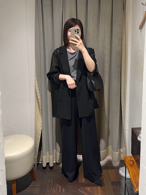 リヴドロワ新品カラミメッシュテーラードジャケット ブラック 清涼感◎】カラミメッシュテーラードジャケット | RIVE DROITE