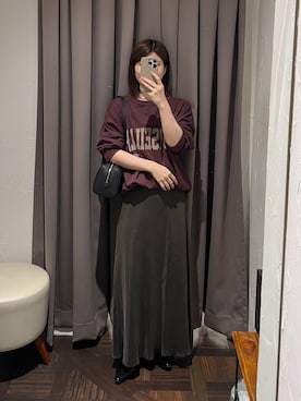 「RIVE DROITE（リヴドロワ）のアイテム（その他シューズ）」を使った、アカネさん（レディース・155cm）の秋コーディネート