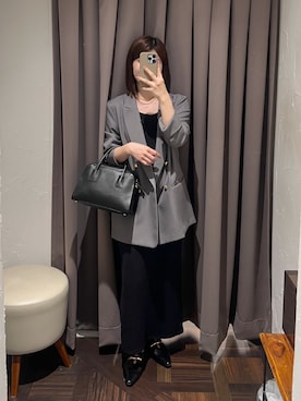 「RIVE DROITE（リヴドロワ）のアイテム（その他シューズ）」を使った、アカネさん（レディース・155cm）の秋コーディネート