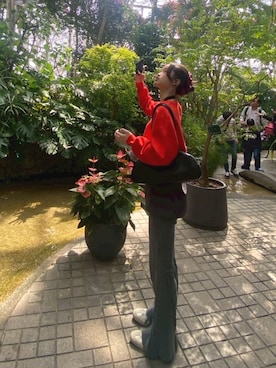 「高校生」｜Ninaさん（レディース・165cm）の春コーディネート