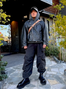 はとぽっぽさん（メンズ・170cm）の冬コーディネート