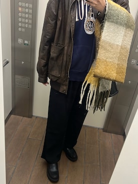 「SHEEN（シーン）のアイテム」を使った、szkさん（レディース・175cm）の冬コーディネート