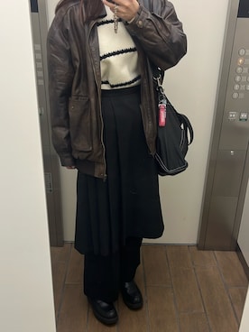 「Java（ジャバ）のアイテム」を使った、szkさん（レディース・175cm）の冬コーディネート