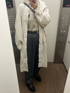 「アイテム（ジャケット/アウター）」を使った、szk027797さん（レディース・175cm）の秋コーディネート