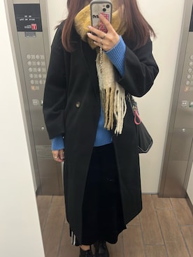 「アイテム（スカート）」を使った、szkさん（レディース・175cm）の冬コーディネート