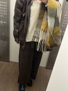 「SHEEN（シーン）のアイテム」を使った、szkさん（レディース・175cm）の冬コーディネート