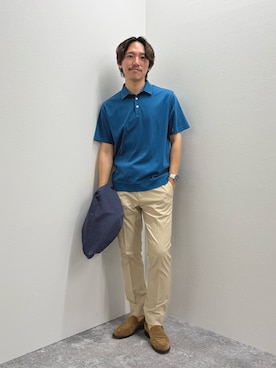「アイテム（テーラードジャケット）」を使った、nishiokaさん（メンズ・169cm）の夏コーディネート
