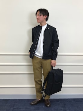 「NOLLEY'S goodman（ノーリーズグッドマン）のアイテム（ローファー）」を使った、nishiokaさん（メンズ・169cm）の春コーディネート