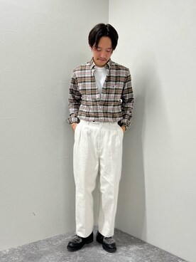 「BATONER（バトナー）のアイテム」を使った、nishiokaさん（メンズ・169cm）の秋コーディネート