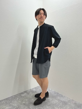 「NOLLEY'S goodman（ノーリーズグッドマン）のアイテム（その他パンツ）」を使った、nishiokaさん（メンズ・169cm）の夏コーディネート