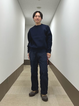 「NOLLEY'S goodman（ノーリーズグッドマン）のアイテム（ニット/セーター）」を使った、nishiokaさん（メンズ・169cm）の春コーディネート