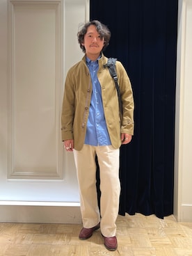「NOLLEY’S（ノーリーズ）のアイテム（ブルゾン）」を使った、nishiokaさん（メンズ・169cm）の春コーディネート