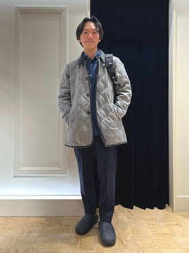 「TAION（タイオン）のアイテム（ブルゾン）」を使った、nishiokaさん（メンズ・169cm）の秋コーディネート