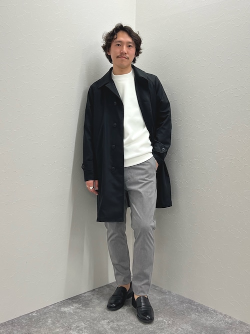 nishioka(NOLLEY'S MENS)|TAIONのステンカラーコートを使ったコーディネート - WEAR