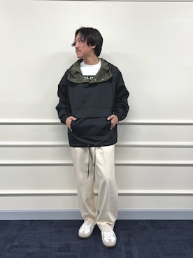 「TAION（タイオン）のアイテム（ブルゾン）」を使った、nishiokaさん（メンズ・169cm）の冬コーディネート