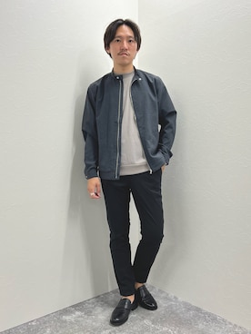 「NOLLEY'S goodman（ノーリーズグッドマン）のアイテム（ブルゾン）」を使った、nishiokaさん（メンズ・169cm）の夏コーディネート