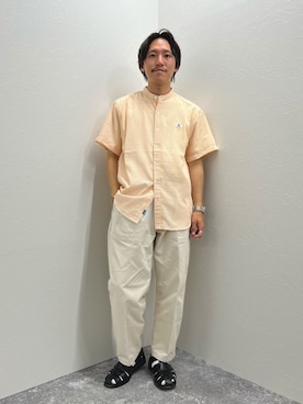 「Paraboot（パラブーツ）のアイテム（サンダル）」を使った、nishiokaさん（メンズ・169cm）の夏コーディネート