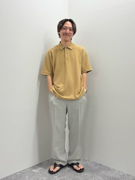 「NOLLEY’S（ノーリーズ）のアイテム」を使った、nishiokaさん（メンズ・169cm）の夏コーディネート