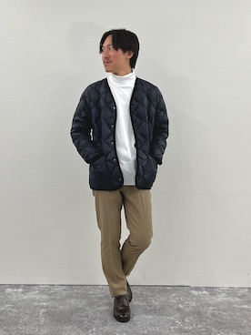 「TAION（タイオン）のアイテム（ブルゾン）」を使った、nishiokaさん（メンズ・169cm）の夏コーディネート