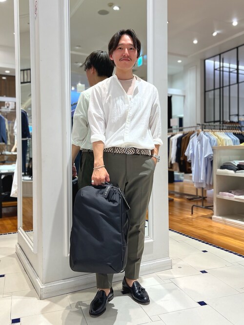 nishioka(NOLLEY'S MENS)|NOLLEY'S goodmanのシャツ/ブラウスを使ったコーディネート - WEAR