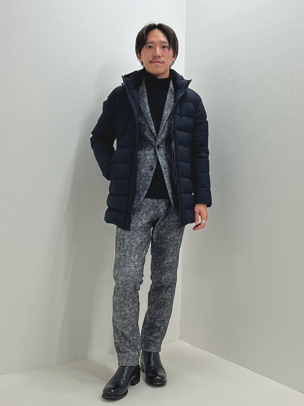 nishioka(NOLLEY'S MENS)｜HERNOのダウンジャケット/コートを使ったコーディネート - WEAR