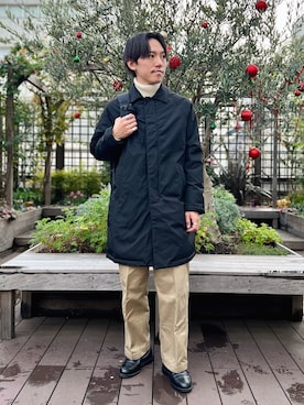 「NOLLEY'S goodman（ノーリーズグッドマン）のアイテム（ニット/セーター）」を使った、nishiokaさん（メンズ・169cm）の冬コーディネート