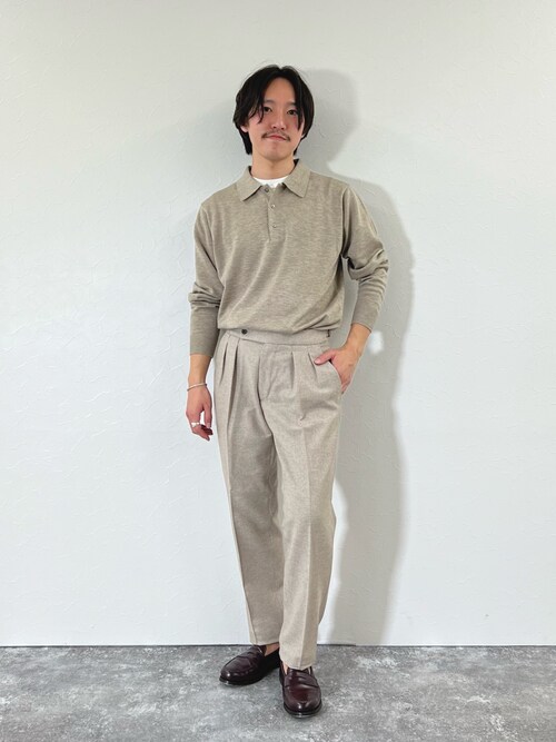 nishioka(NOLLEY'S MENS)|NOLLEY’Sのスラックスを使ったコーディネート - WEAR