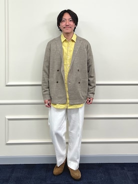 「NOLLEY'S goodman（ノーリーズグッドマン）のアイテム」を使った、nishiokaさん（メンズ・169cm）の冬コーディネート