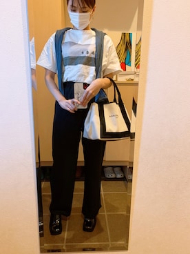 「ABITOKYO（アビトーキョー）のアイテム（パンツ）」を使った、akkaさん（レディース・162cm）の秋コーディネート