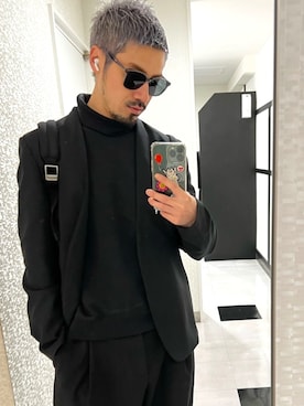 「アイテム（テーラードジャケット）」を使った、hiroさん（メンズ・172cm）の秋コーディネート