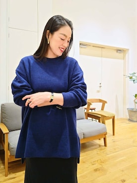 「スカートコーデ」｜hiromiさん（レディース・160cm）の冬コーディネート