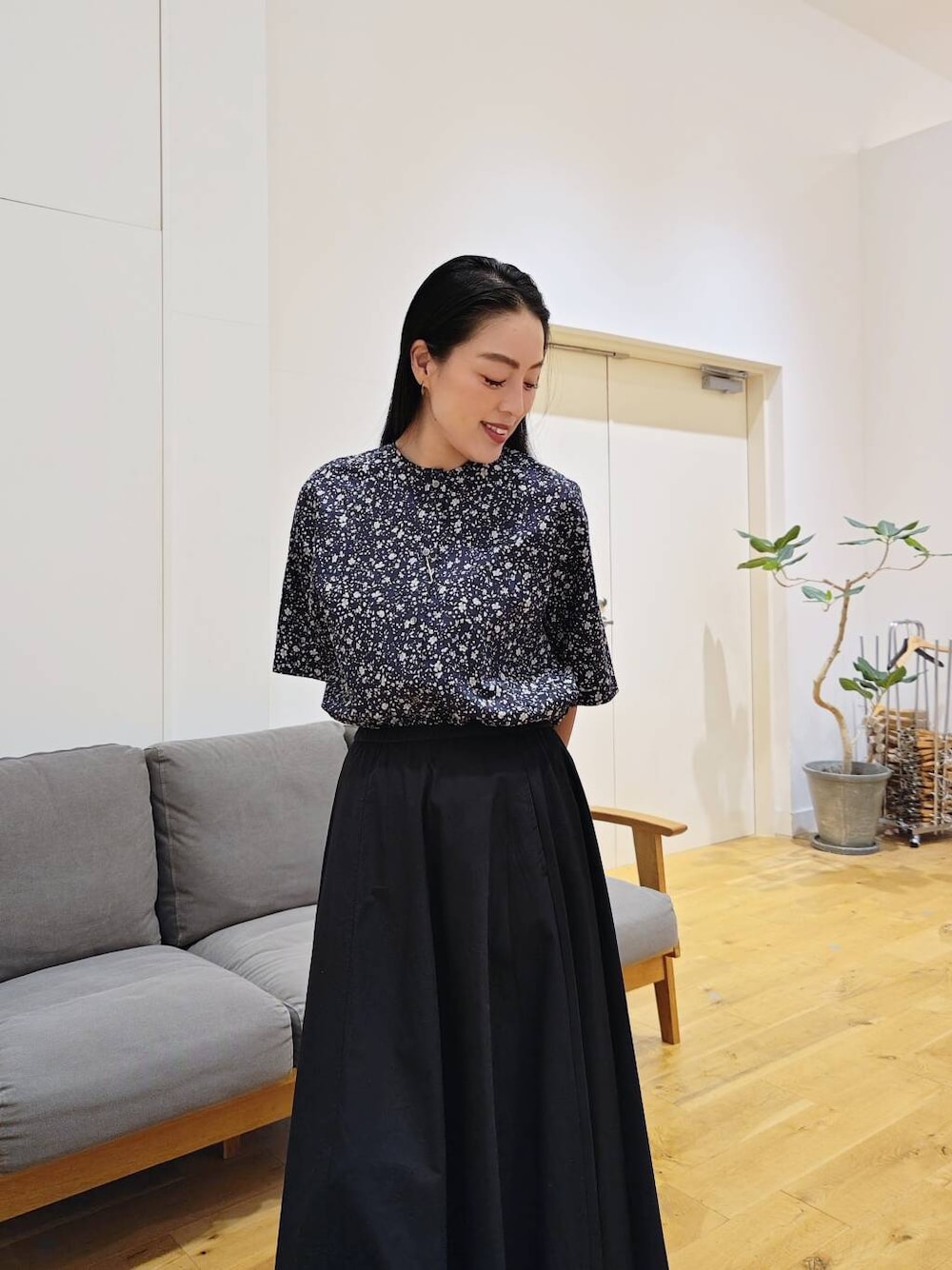 【新品未使用】かぐれ　コットンフレアスカート　25SS かぐれ（カグレ）の「コットンフレアスカート（スカート）」 - WEAR