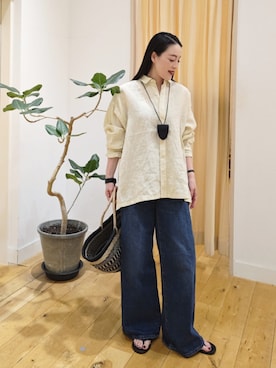 「かぐれ（カグレ）のアイテム」を使った、hiromiさん（レディース・160cm）の春コーディネート