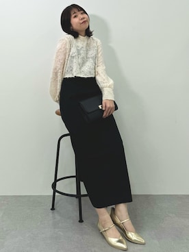 「Neina」｜ナノカさん（レディース・154cm）の春コーディネート