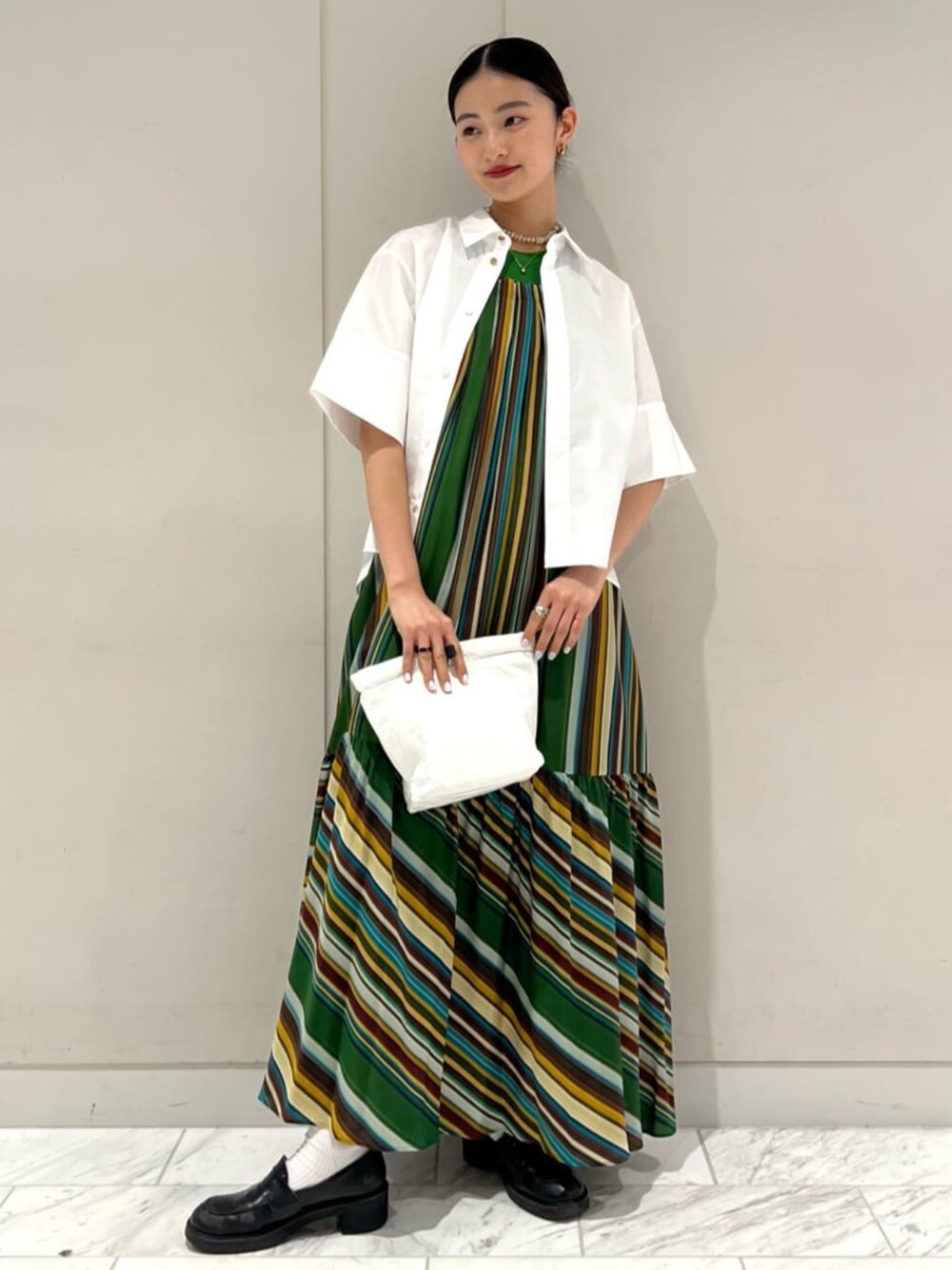 コットンポリエステル アメリカンスリーブクロップドプル