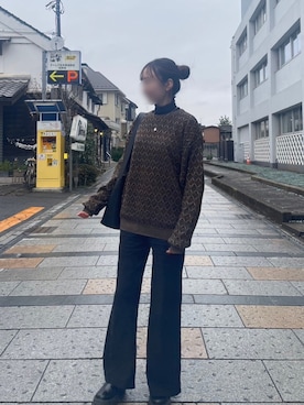 「H&M（エイチ・アンド・エム）のアイテム（スラックス）」を使った、myrik00さん（レディース・164cm）の春コーディネート