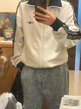 「MELLOW（メロー）のアイテム」を使った、24lamjyさん（メンズ・168cm）の冬コーディネート